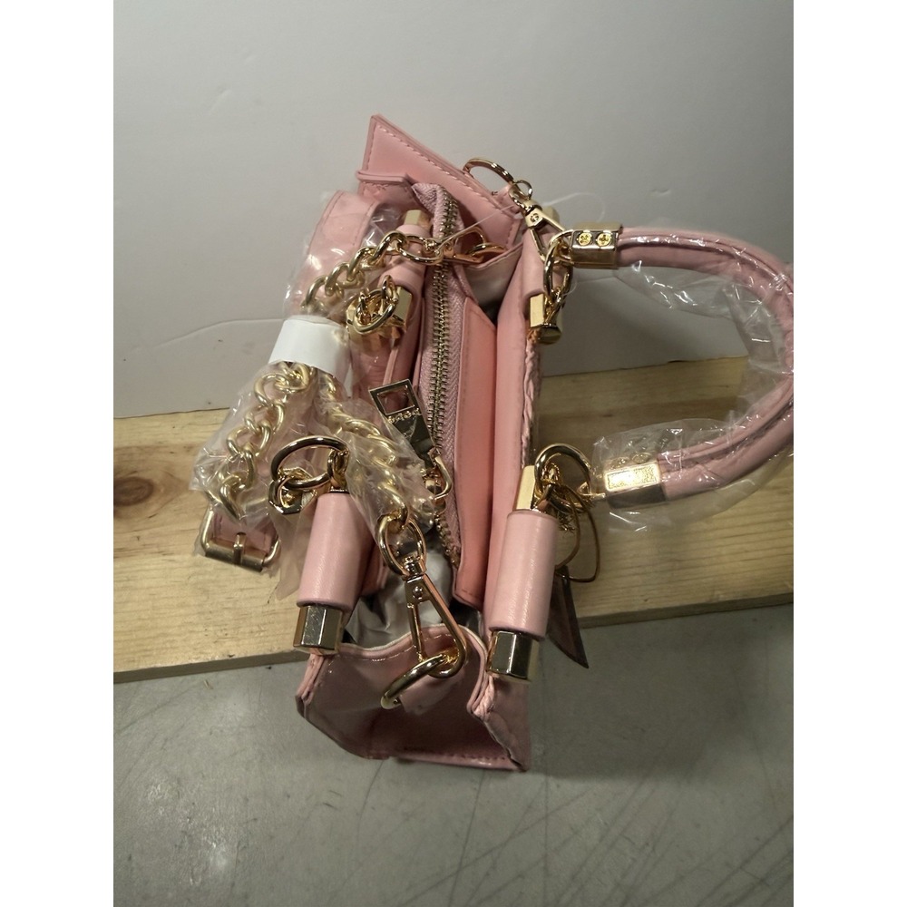 bebe Nola Mini Satchel Blush Pink Purse New With Tags Crossbody Bag - Picture 3 of 4